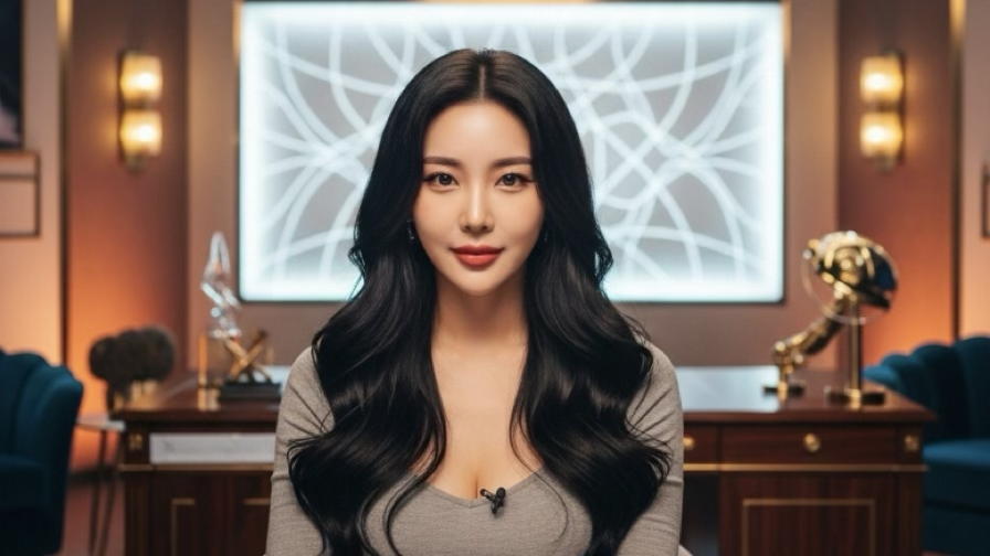 사진설명 : BJ 다솜의 방송 스튜디오 세트. 4K 화질로 촬영된 그녀의 방송 환경이 고급스러운 조명과 함께 강조됨